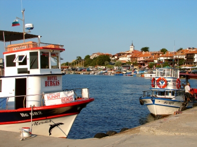 am Hafen von Nessebar