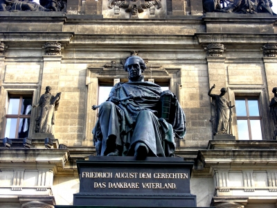 Friedrich August der Gerechte, Dresden