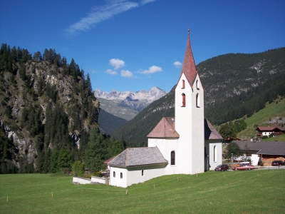 Kirche der Gemeinde Gramais (Tirol)