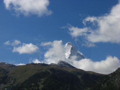 Blick von der Gornergratbahn