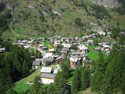 Blick von der Gornergratbahn / 1