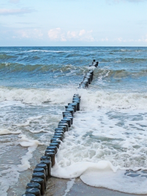 Aufgewühlte Ostsee 1