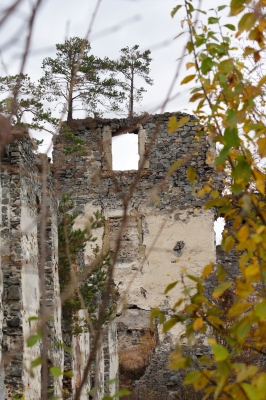 Ein Herbsttrag auf Ruine Kaisersberg