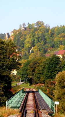 kleine Eisenbahnbrücke im Wiesenttal