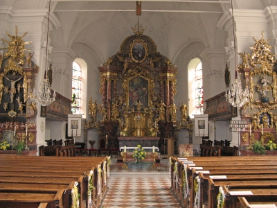 Altar der Kirche in Haus/Ennstal