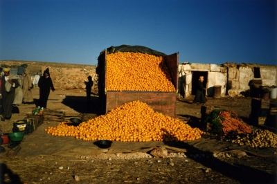 Orangen auf dem Markt von Goulimine
