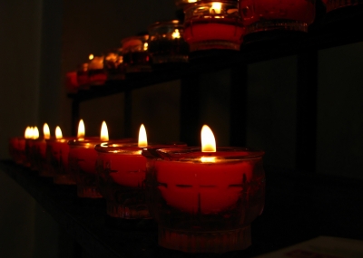 Kerzenreihen