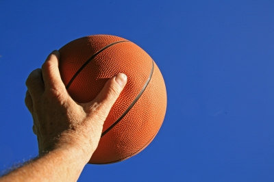 Basketball mit Hand_2