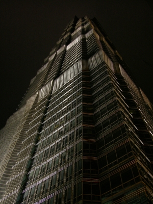 China - Shanghai - Stadtansichten bei Nacht - Grand Hyatt Tower
