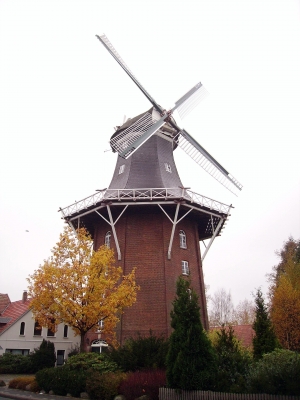 Mühle mitten in der Stadt