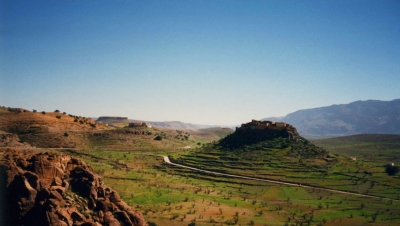 Hügel mit Kasbah