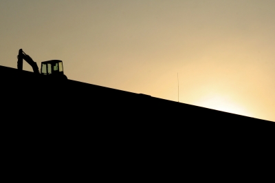 Sonnenuntergang in Neuss