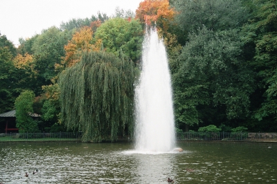 Springbrunnen im Volkspark