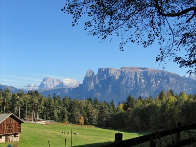 Südtirol: Schlern im Herbst