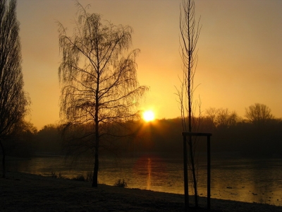 See bei Sonnenaufgang