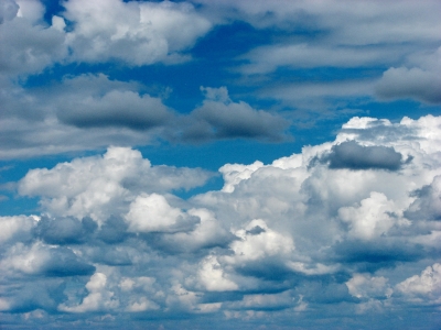 Wolken wie gemalt