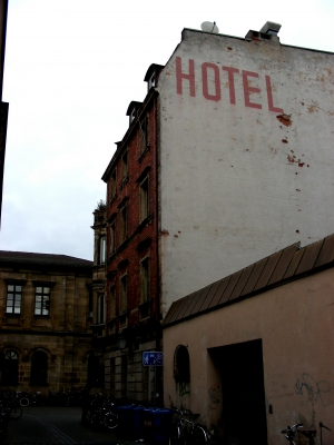 Hotelrückseite in Erlangen