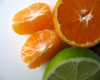 Vitaminschub: Mandarinen Limette
