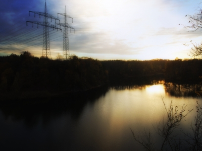 Grüner See - Sonnenuntergang Nr. 1