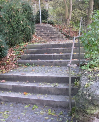 Treppe im Herbst - 3