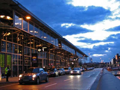 Am Flughafen Stuttgart