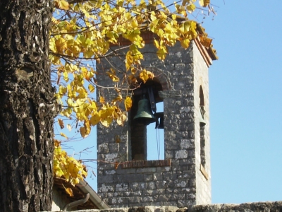 Der Kirchturm von Badiaccia