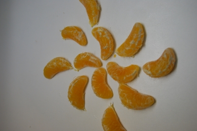 Orangenmuster