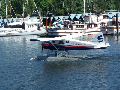 Wasserflugzeug in Vancouver