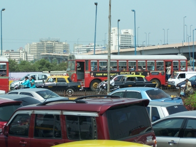Verkehr in Bombay Indien