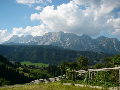 Blick auf den Dachstein