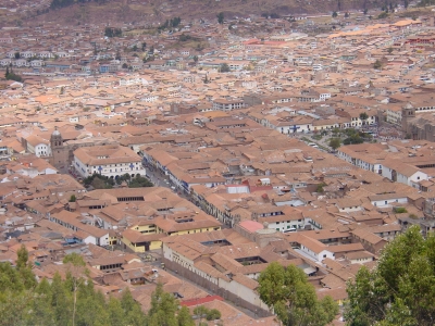 Blick auf Cuzco Peru