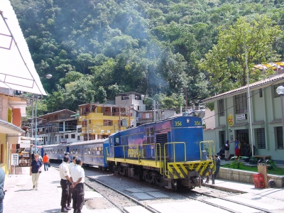 Bahnhof Aguas Calientes/Macchu Picchu