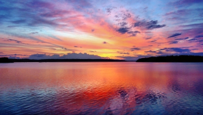 Schweden - Lila Rätö - Sonnenuntergang