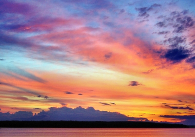 Schweden - Lila Rätö - Sonnenuntergang