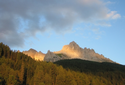 Alpenglühen am Latemar - Südtirol