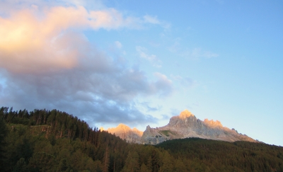 Alpenglühen am Latemar - Südtirol