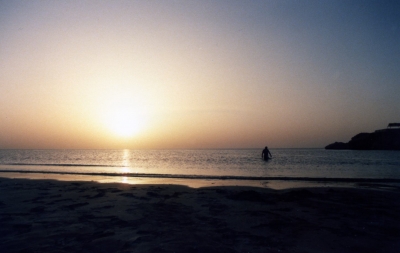 "Grandioser Sonnenuntergang in Oman"