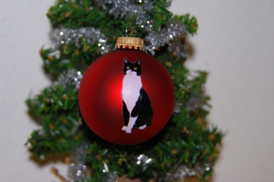 Weihnachtskugel für Katzenfreunde 1