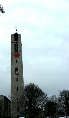 Kirchturm der Matthäus Kirche in Erlangen
