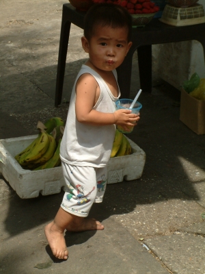 Straßenkind in Saigon