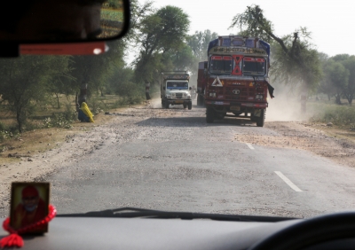 Indischer Straßenverkehr