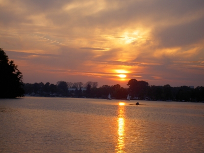 Sonnenuntergang auf der Havel