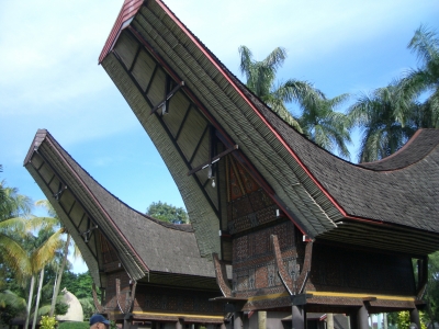Indonesische Häuser