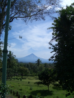Vulkan Merapi auf Java