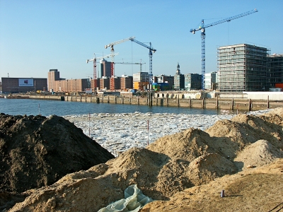 Hafencity - Baustelle Marco Polo Terrassen