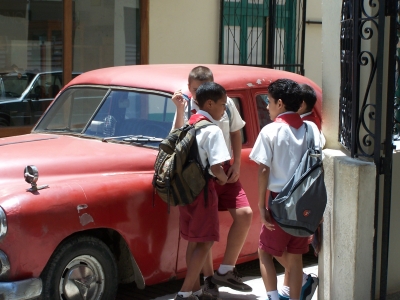 Schüler in Havanna