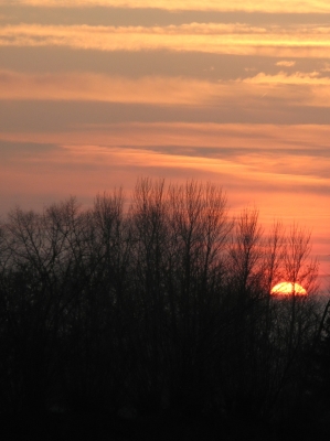 Sonnenuntergang am 3. Advent