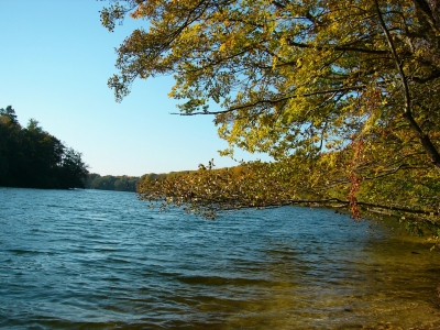 Schlachtensee im Herbst 2