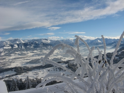 Winterlandschaft - Blick vom Mittag - Immenstadt