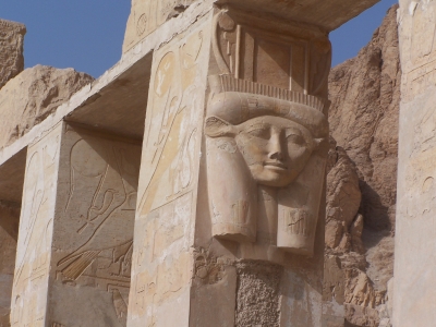 im Hadscheput-Tempel bei Luxor/Ägypten